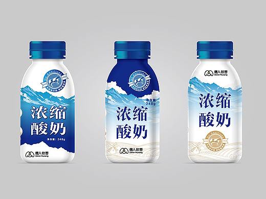 德仁牧业牛奶包装设计