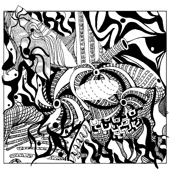 原始彩陶图案运用