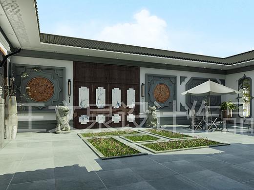 别墅法式古典欧式外观设计效果图王文泉