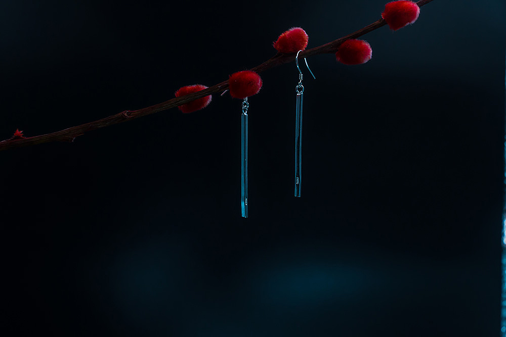 关于一对耳坠的拍摄