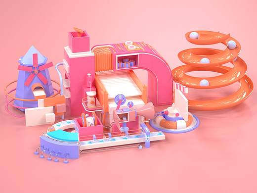 一些三维小场景（个人主页-ZMzkxODI1NTY=） - 场景 - 站酷设计师sin羊原创素材 - 站酷ZCOOL