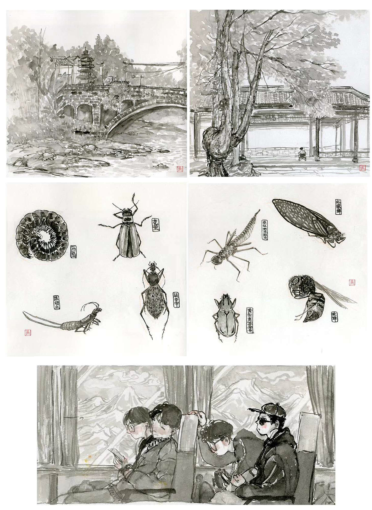 懿晏2019年终总结·插画·岩彩·模型·版画(图ZMTk2Mzc0OTI4) - 艺术插画 - 站酷设计师懿晏原创素材 - 站酷ZCOOL