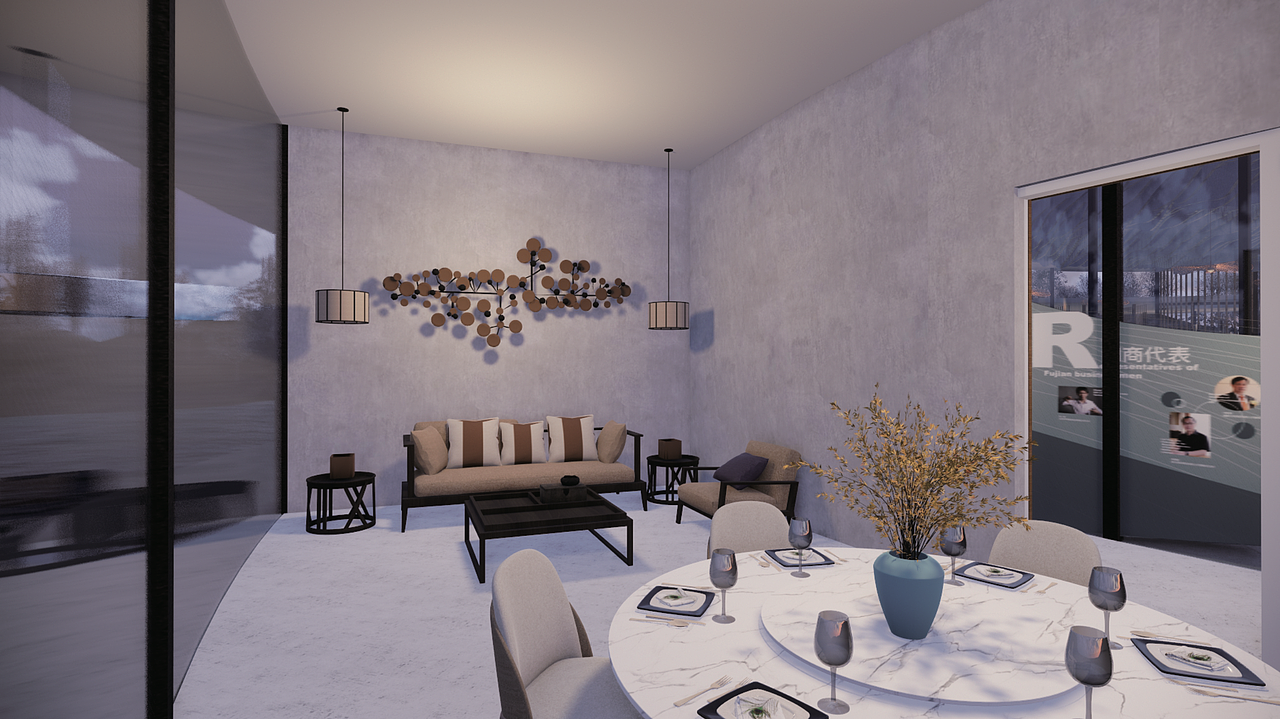 归聚——闽商会馆空间设计（图ZMTk4NzA5MDQ0） - 展陈设计 - 站酷设计师skin8原创素材 - 站酷ZCOOL