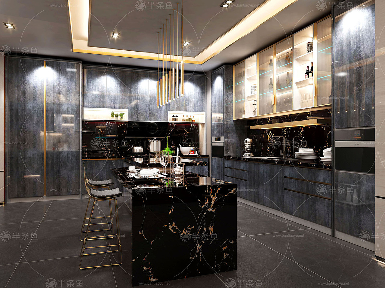 【效果图表现】案例赏析（图ZMjQxNTM0NzI0） - 家装设计 - 站酷设计师小鱼儿的大眼睛原创素材 - 站酷ZCOOL