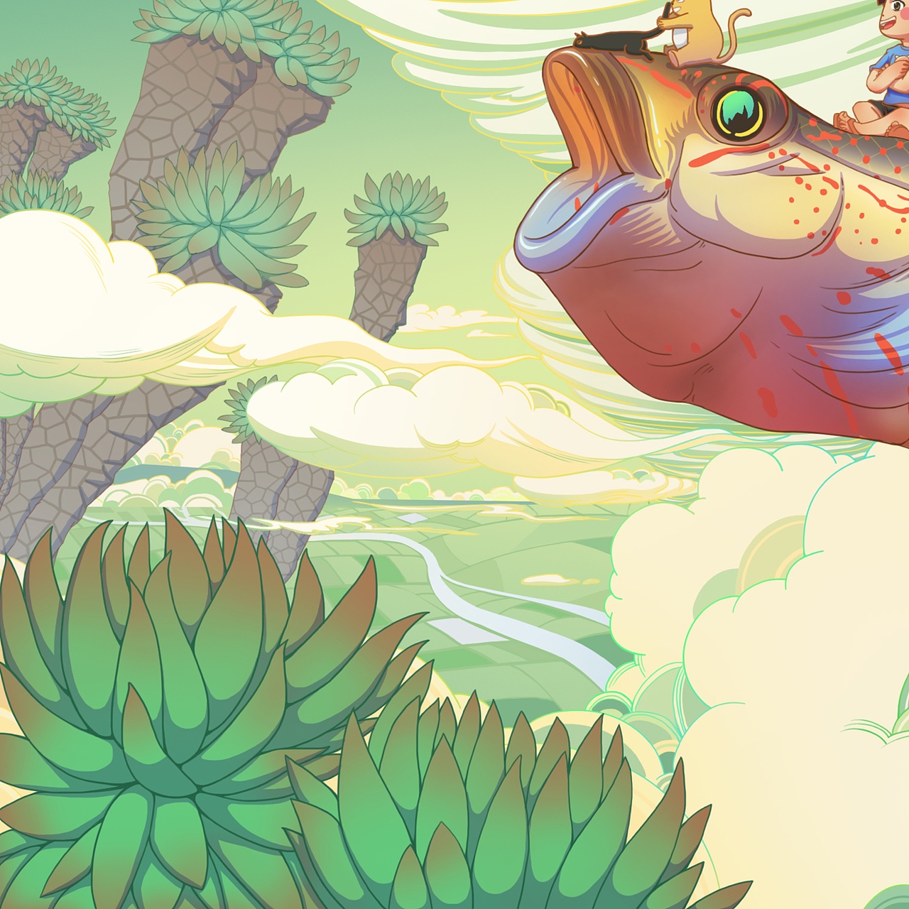 大吻虾虎鱼（图ZMjI3NjI2MjM2） - 艺术插画 - 站酷设计师喵喵LC原创素材 - 站酷ZCOOL