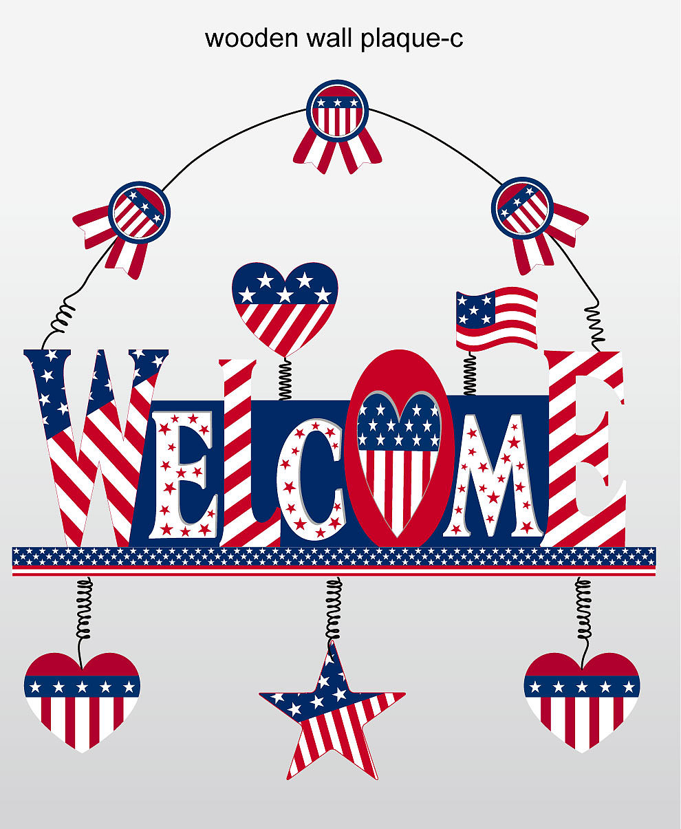 美国国庆节壁挂|工业\/产品|生活用品|ocreative - 原创作品 - 站酷 (ZCOOL)