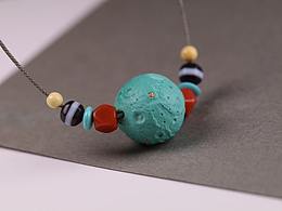 綠松石【星球鎖骨鏈】