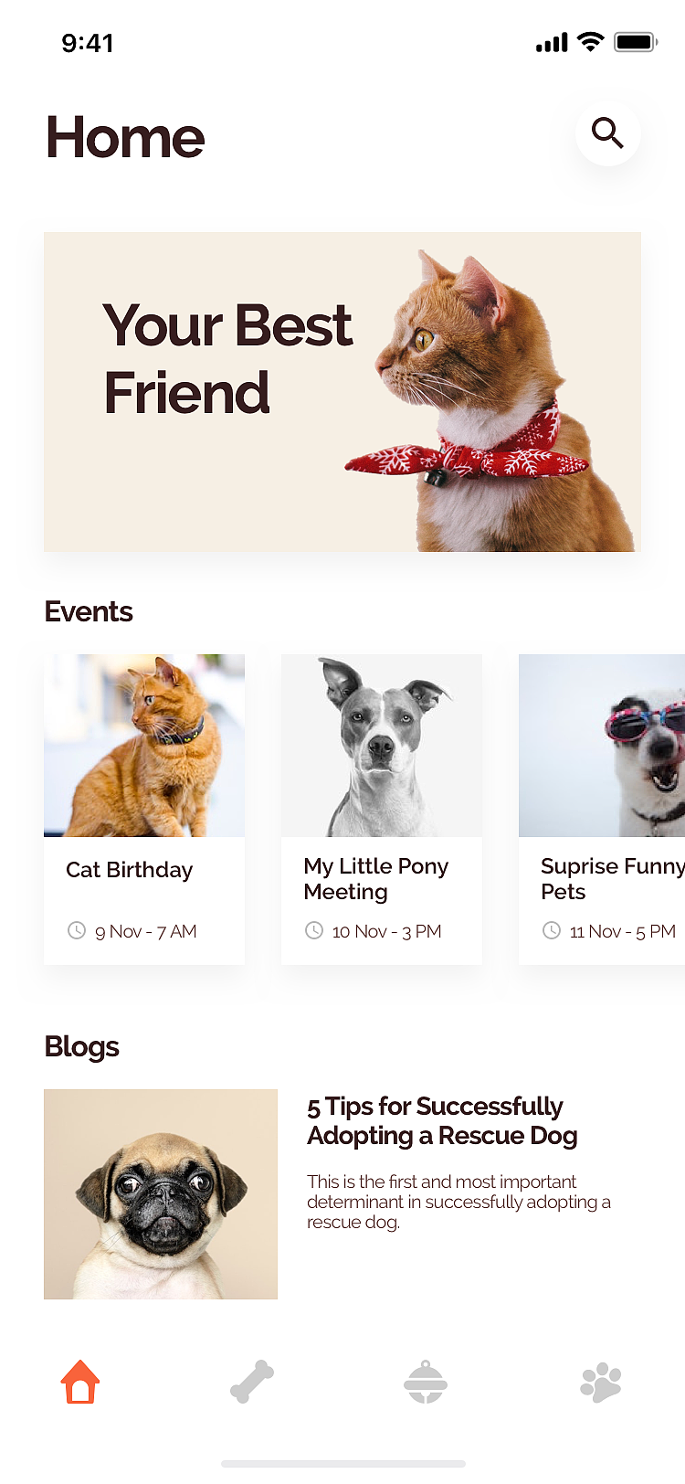 宠物app（图ZMjEwODg2ODg0） - APP界面 - 站酷设计师疯狂的的v原创素材 - 站酷ZCOOL