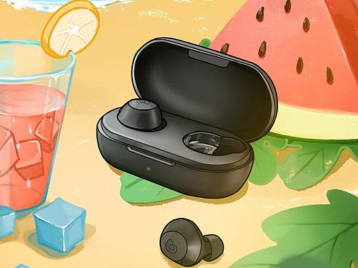 QCY蓝牙耳机日常推广