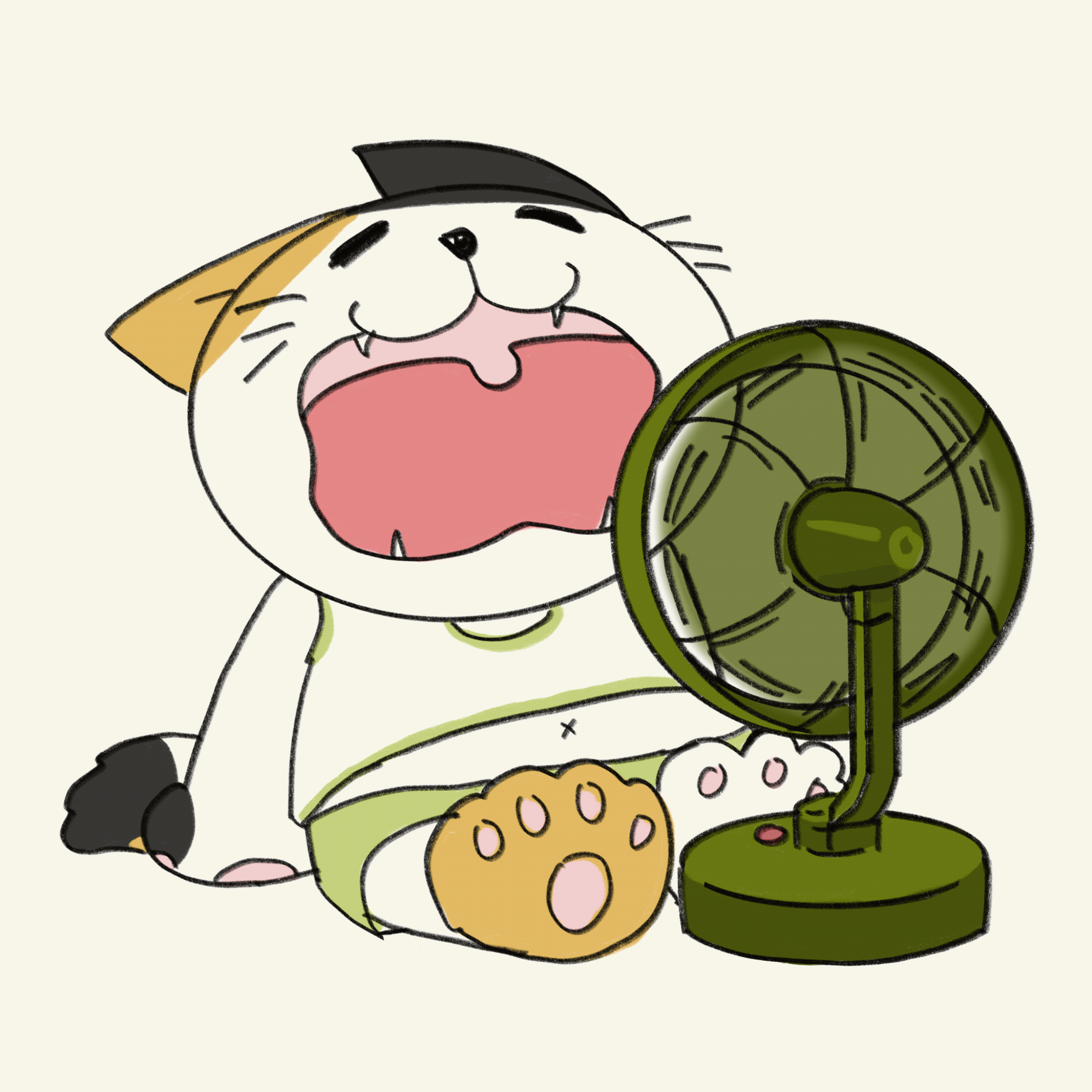 六一儿童节的猫猫