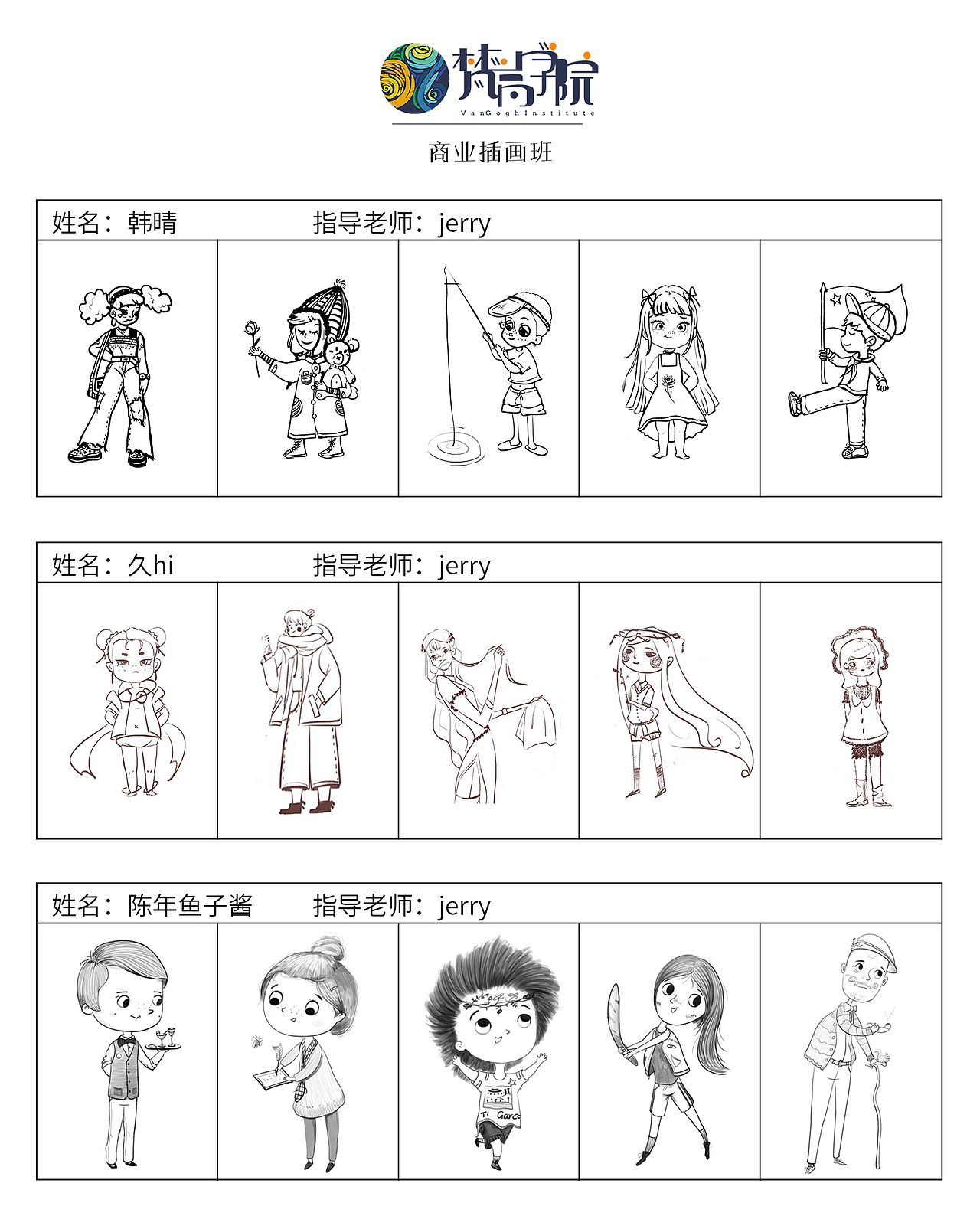 20年10月CG插画学员绘本人物作业分享（图ZMjMxOTY5NzY4） - 绘本 - 站酷设计师梵高CG插画原创素材 - 站酷ZCOOL