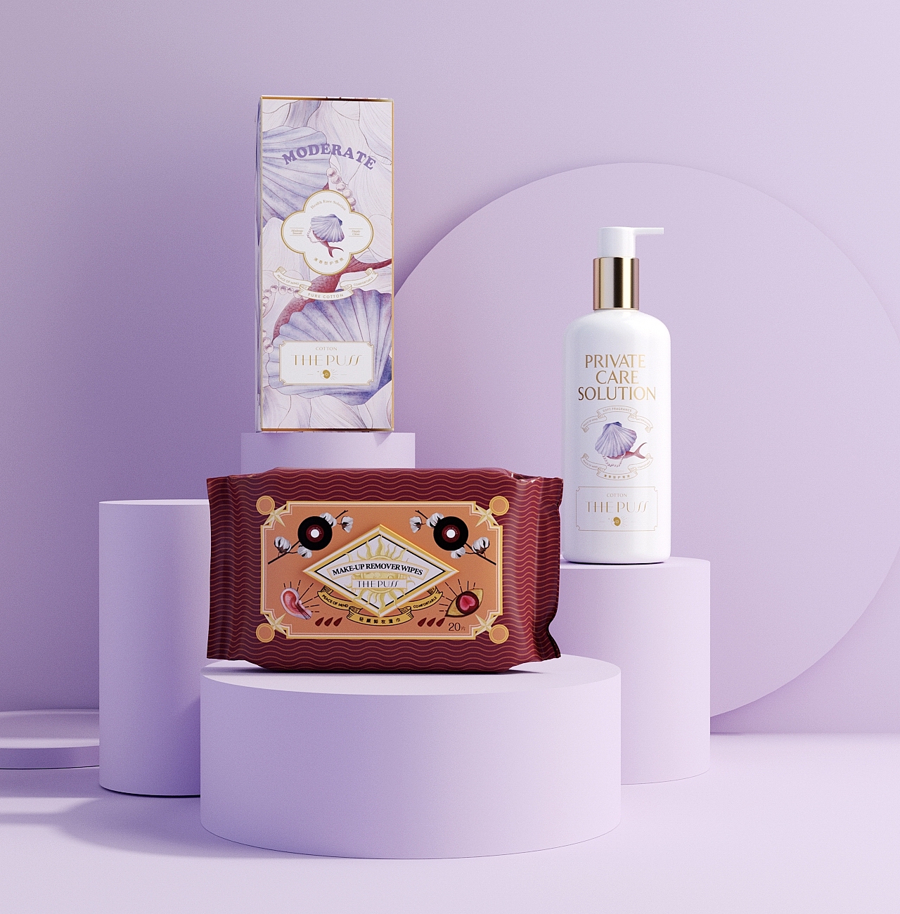 《THE PUSS 》品牌设计 · 舒适美感,与你共好