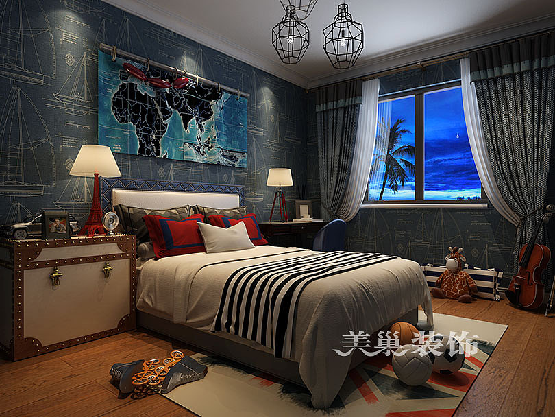美式儿童房设计