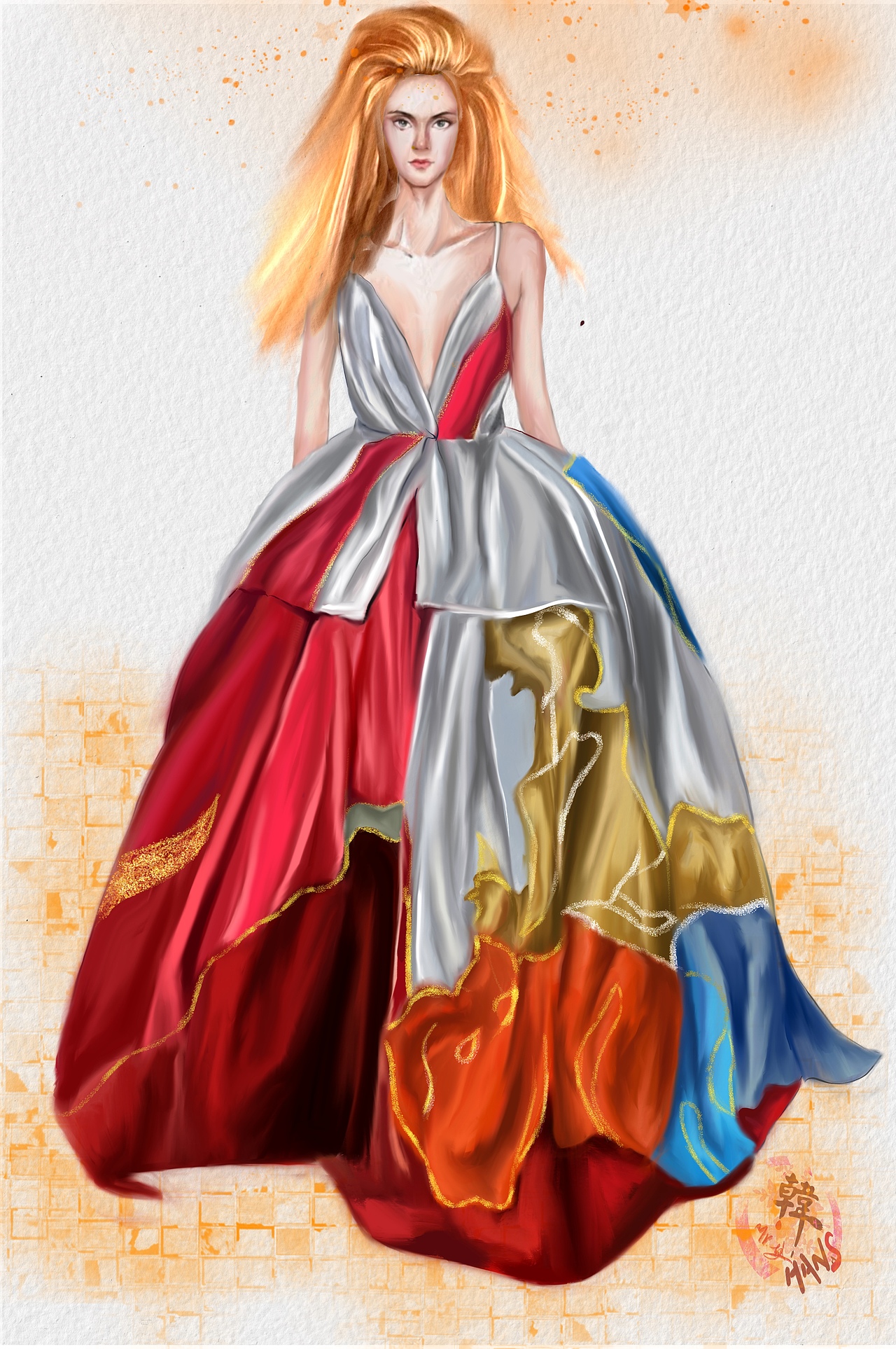 2022高定系列（图ZMzAwNjI5Njcy） - 正装/礼服 - 站酷设计师陀陀转圈圈原创素材 - 站酷ZCOOL