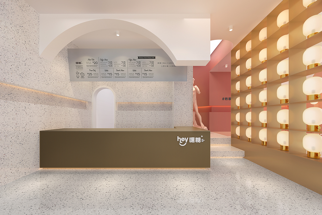 HEY SUGAR PLUS 奶茶概念店（图ZMTUzMzI4MzQw） - 家装设计 - 站酷设计师ct360原创素材 - 站酷ZCOOL