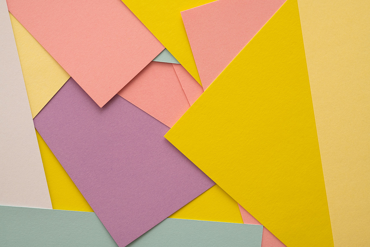 纸有创意之《马卡龙色块》