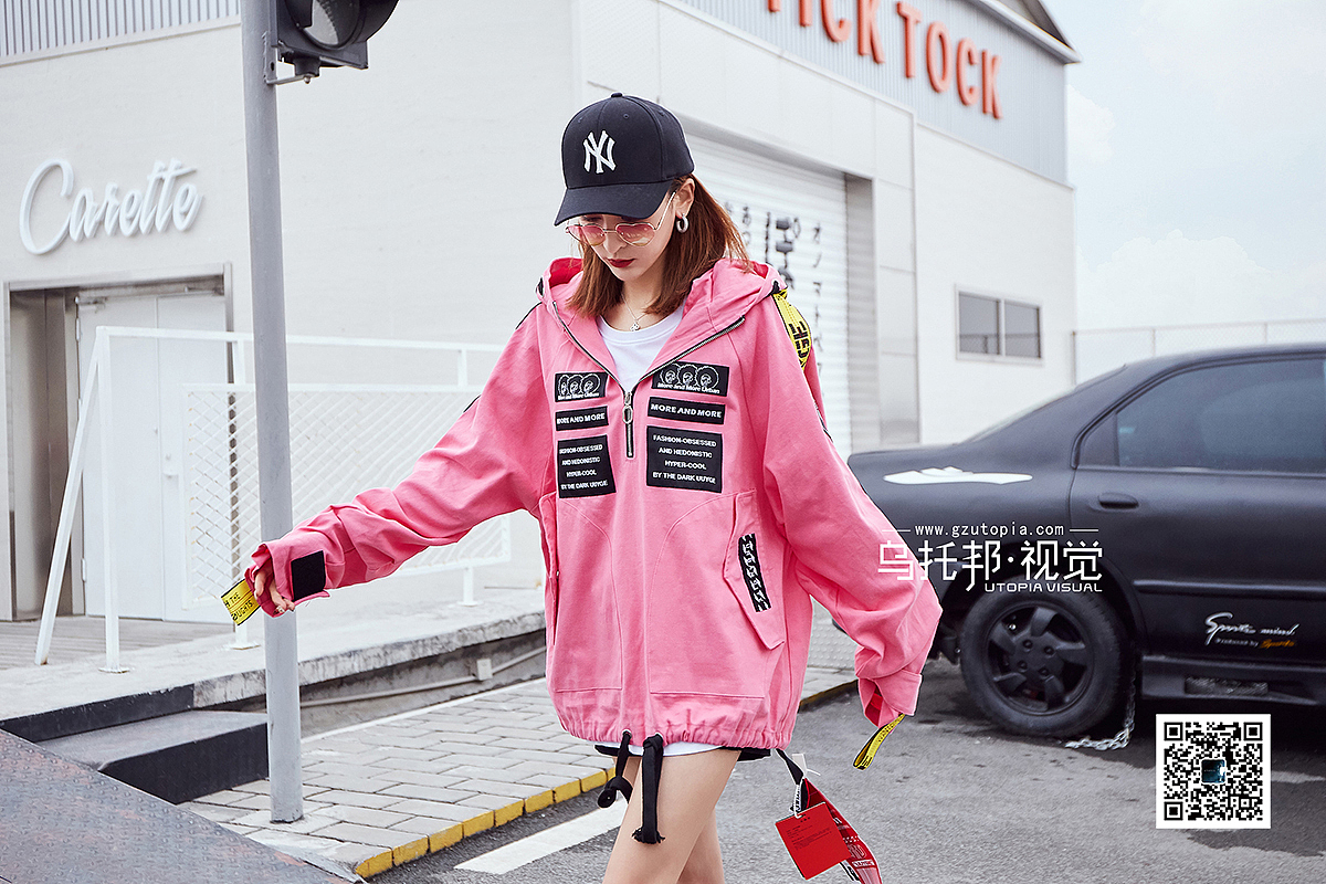廣州潮牌嘻哈女裝拍攝 電商服裝攝影（圖ZMTQzMjE3Mjg0） - 人像攝影 - 站酷設(shè)計(jì)師烏托邦視覺原創(chuàng)素材 - 站酷ZCOOL