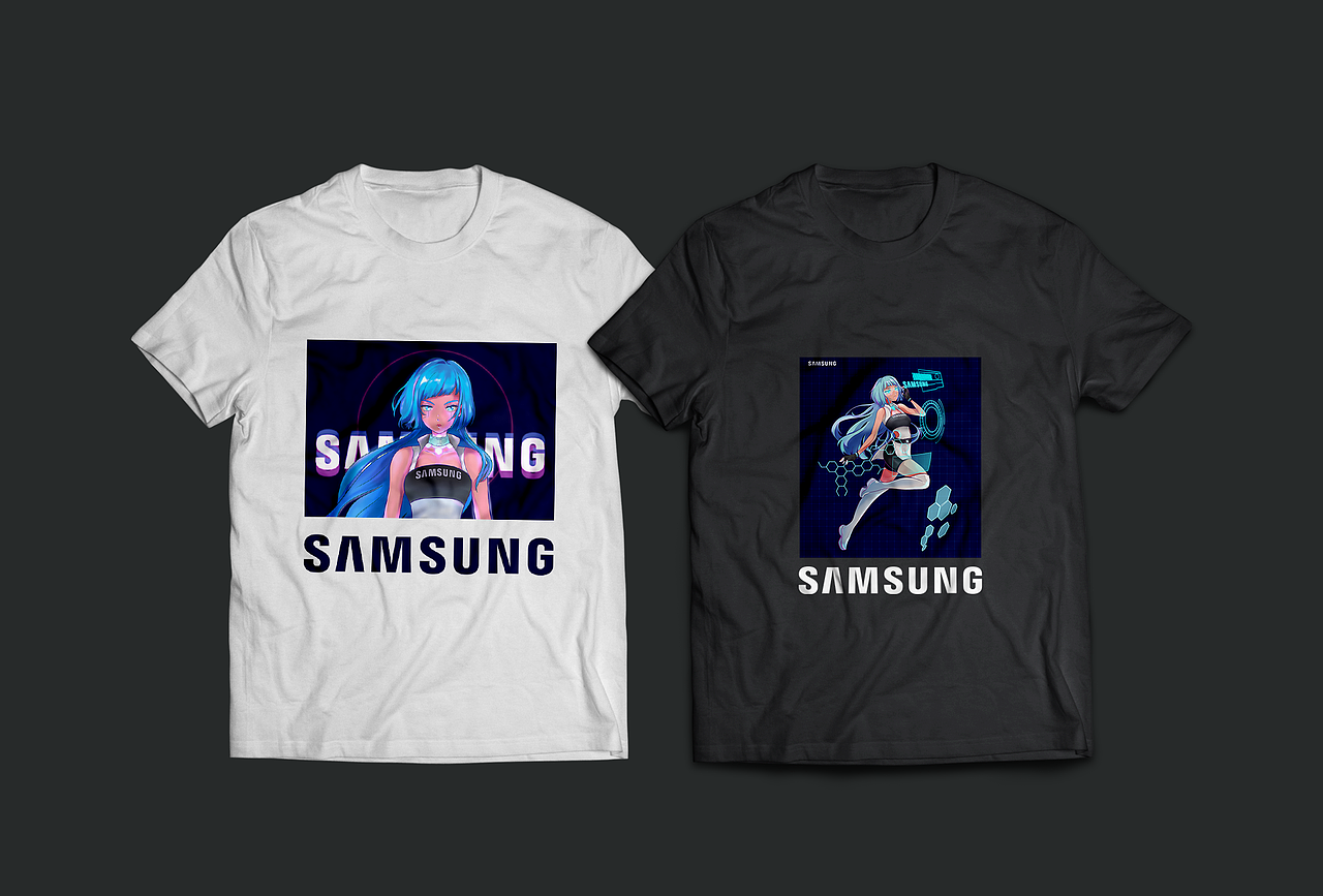 三星科技少女-S醬（圖ZMjU5NjMzMjA0） - IP形象 - 站酷設(shè)計師阿吉的寶貝們原創(chuàng)素材 - 站酷ZCOOL