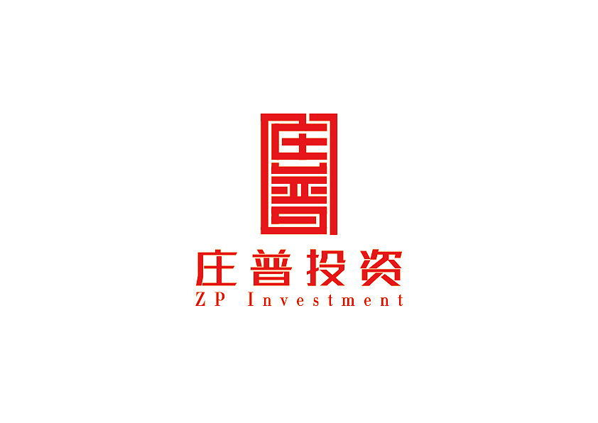 庄普投资logo设计