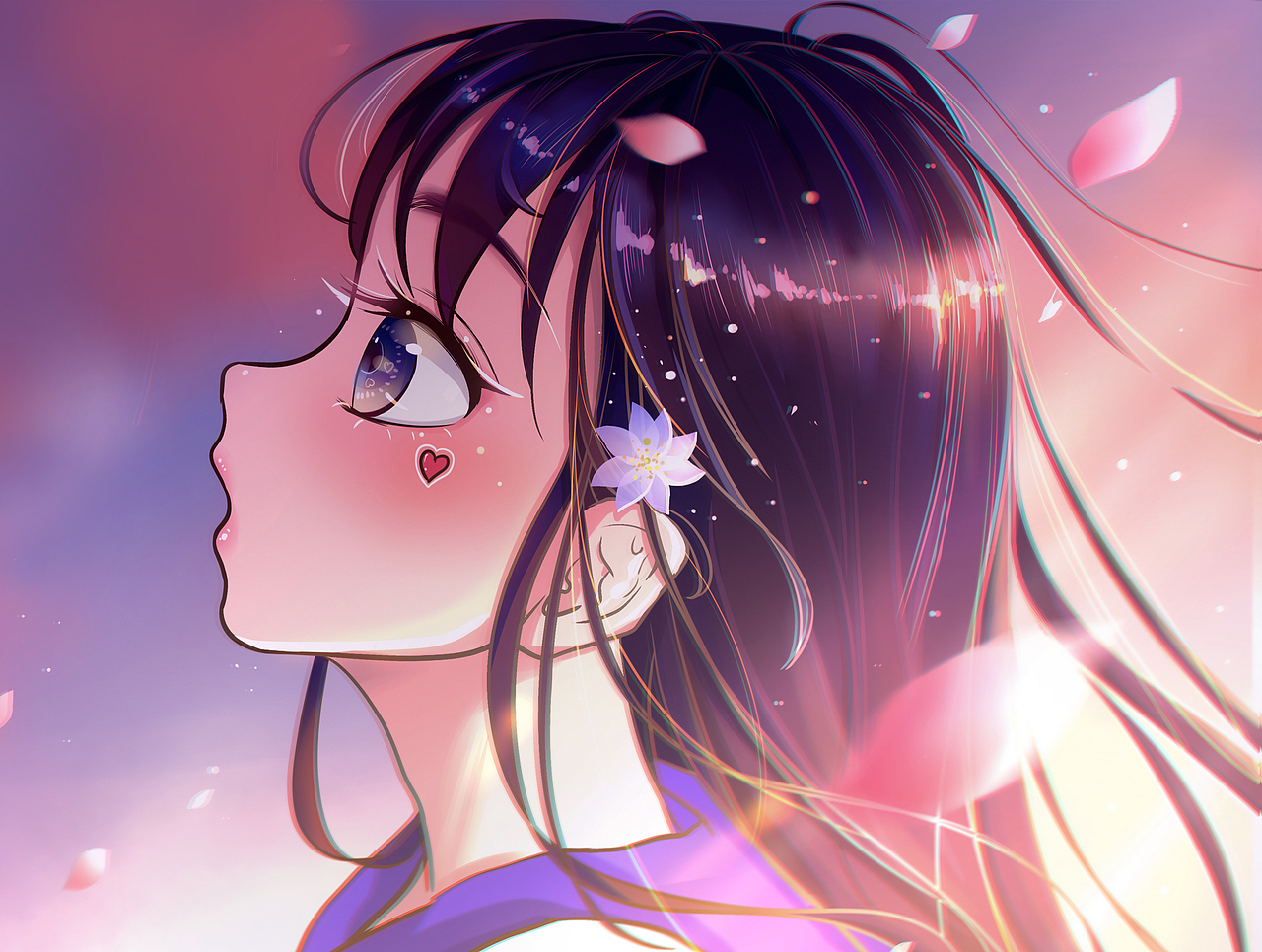 情侣二次元插画（图ZMjM4MjY1NTAw） - 商业插画 - 站酷设计师改的网名都忘了原创素材 - 站酷ZCOOL