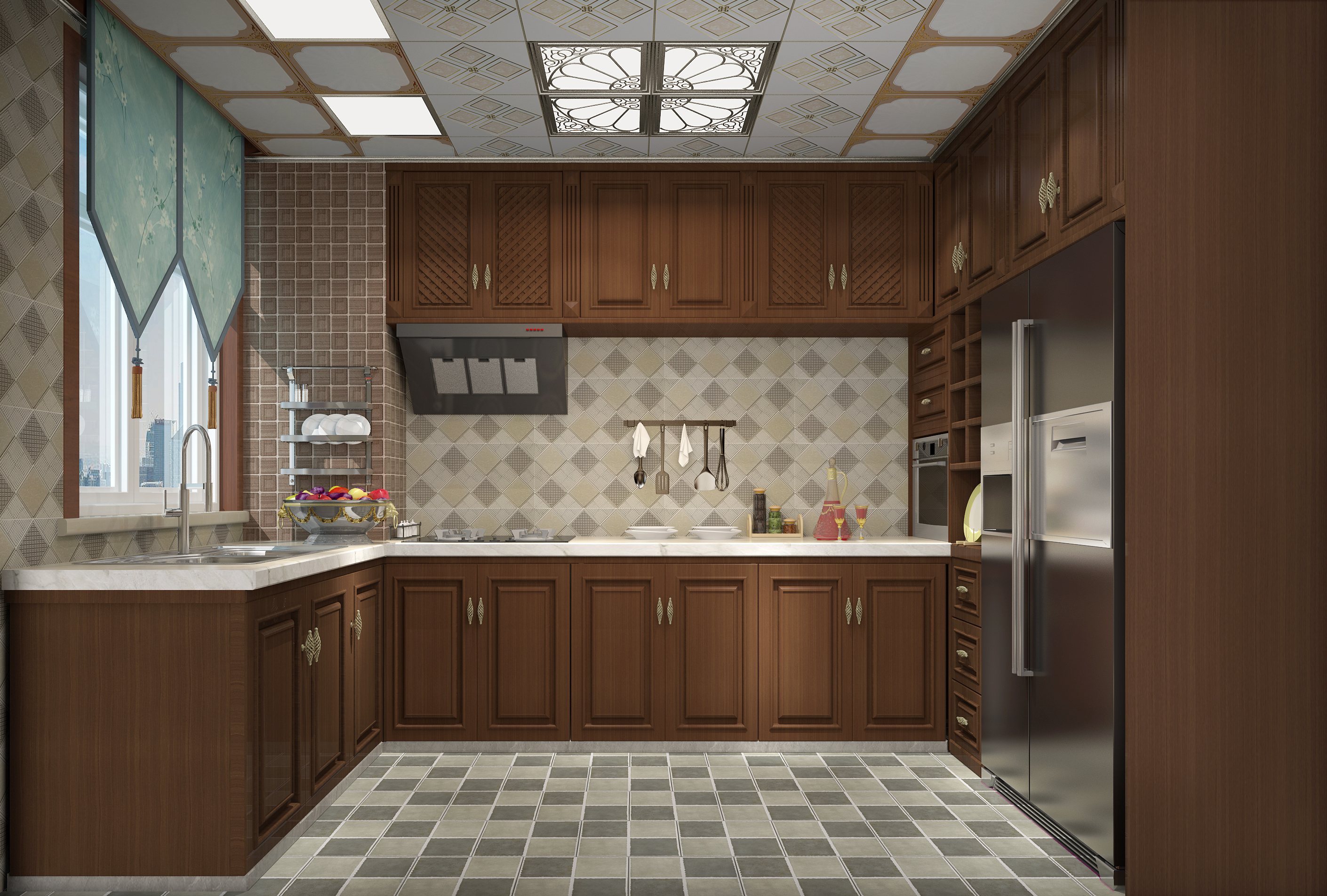 丹马小区复古中式