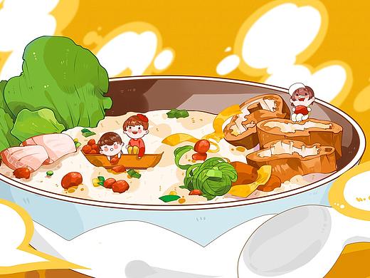 【吃货】食过翻寻味！（个人主页-ZMzIzNTk2ODQ=） - 绘本 - 站酷设计师Adddie原创素材 - 站酷ZCOOL