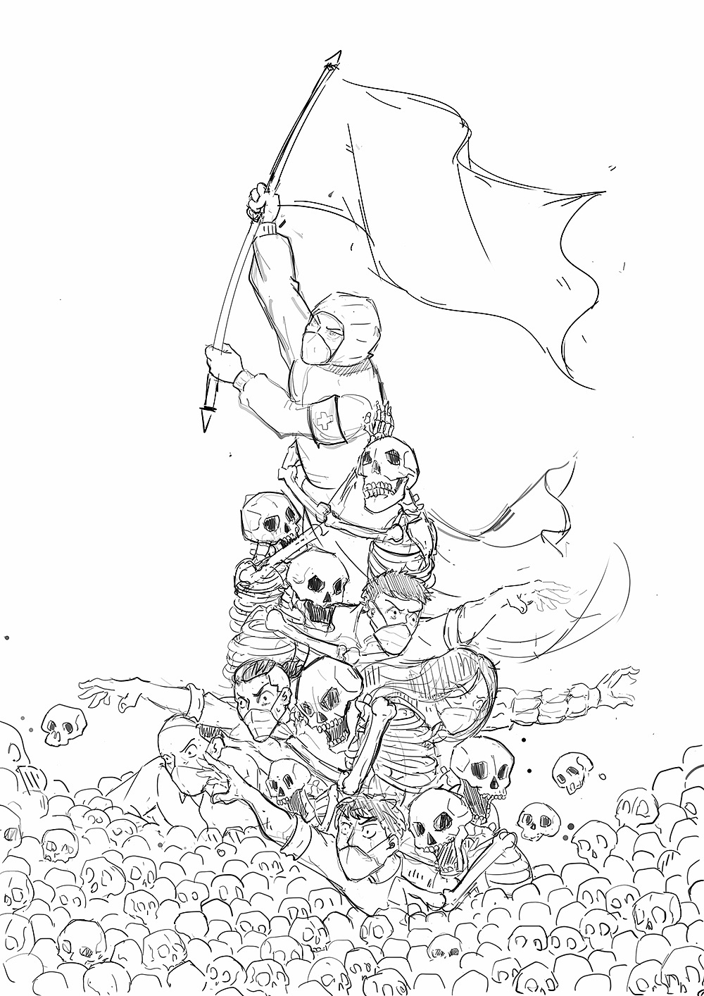 2020冠状病毒公益插画系列全集