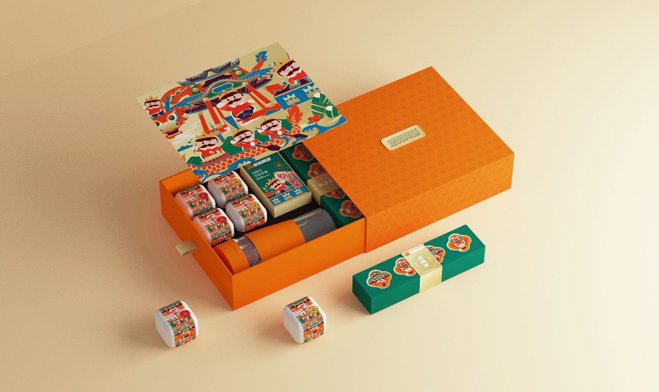 【醒狮】- 国潮风端午礼盒定制方案|平面|包装|醒狮品牌文化传播