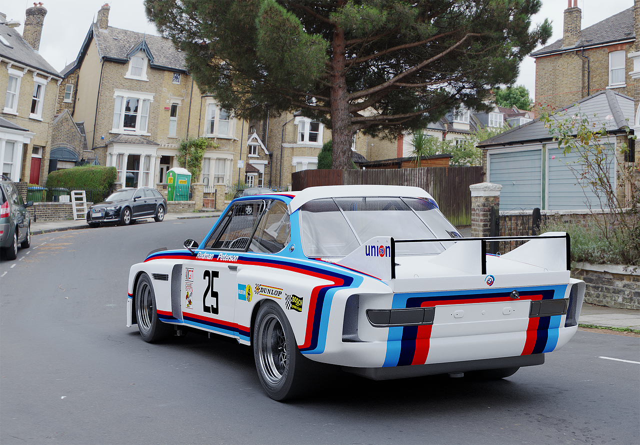 宝马汽车1974年BMW 3.5 CSL IMSA渲染（图ZMjY5NTE3ODQw） - 交通工具 - 站酷设计师Cheng39069原创素材 - 站酷ZCOOL