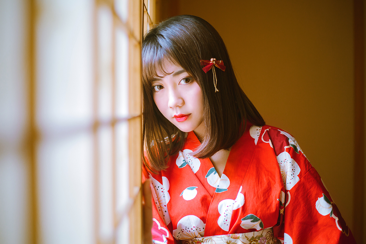 和风少女（图ZNTQ1Mjk3NDg=） - 人像摄影 - 站酷设计师自然醒wen原创素材 - 站酷ZCOOL