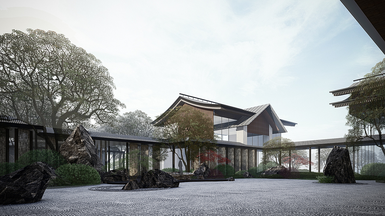 LUMION中式景观住宅方案图（图ZMjYwNzQ0OTMy） - 建筑/空间 - 站酷设计师Spaltaion艺行原创素材 - 站酷ZCOOL