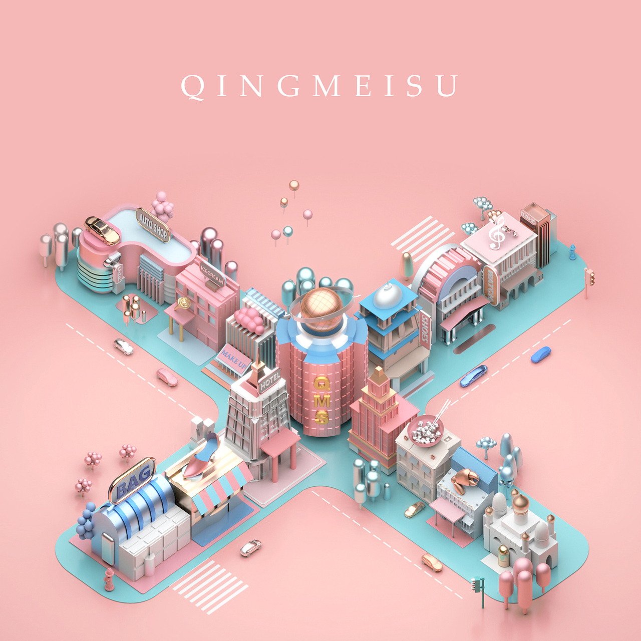 C4D建模渲染作品合集（图ZMTk5Nzg1MzU2） - 产品 - 站酷设计师青_霉_素原创素材 - 站酷ZCOOL