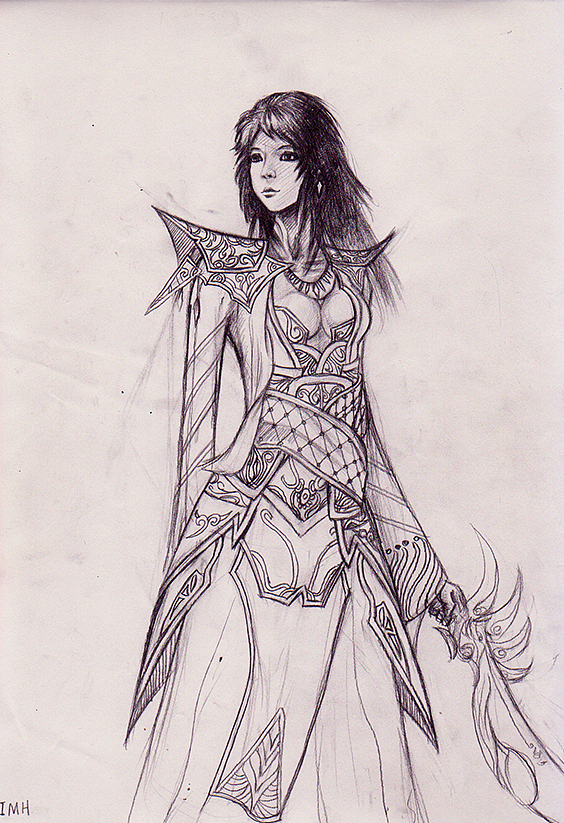 素描肖像游戏人物