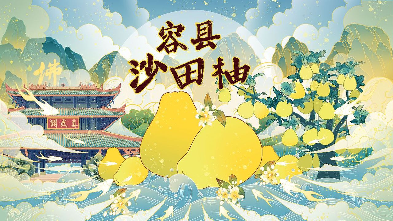 容县沙田柚包装