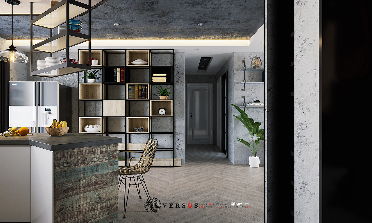 独树一帜的工业风（图ZMTIxMTU4NzMy） - 家装设计 - 站酷设计师JANE______原创素材 - 站酷ZCOOL