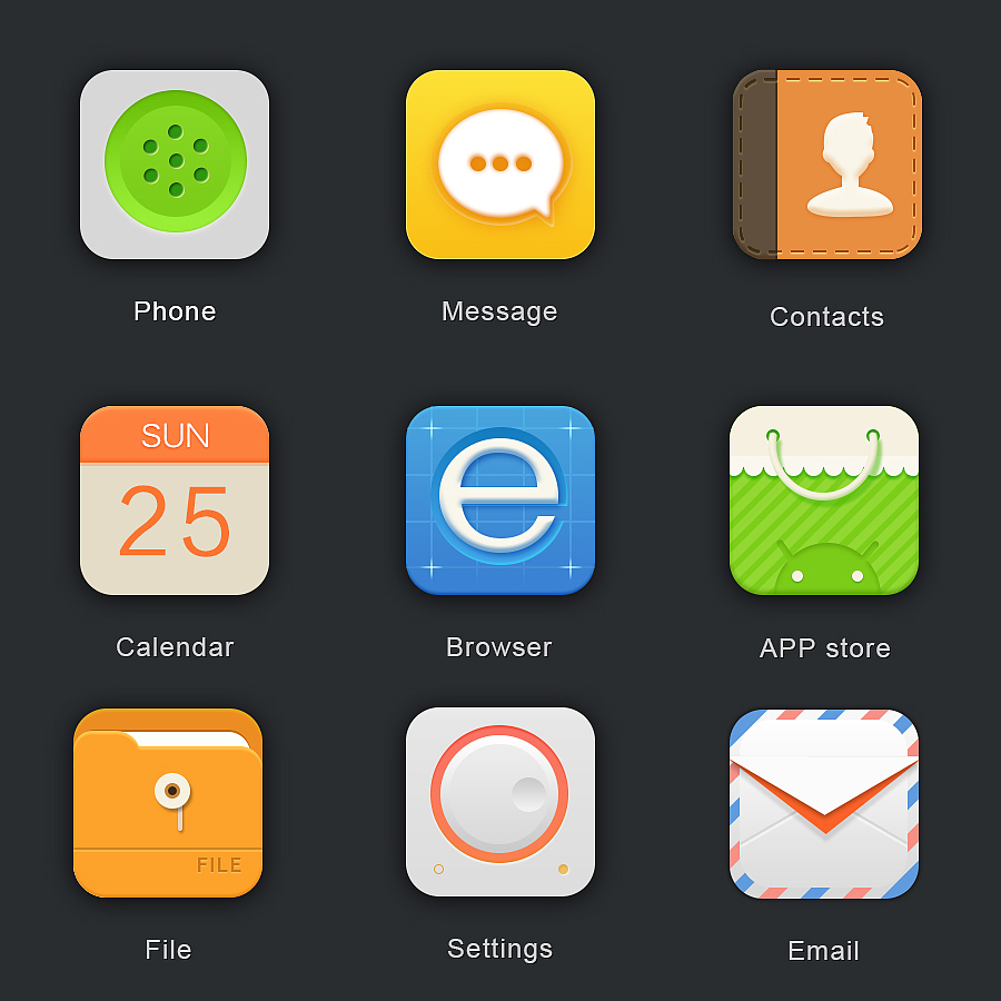 icon手机应用图标