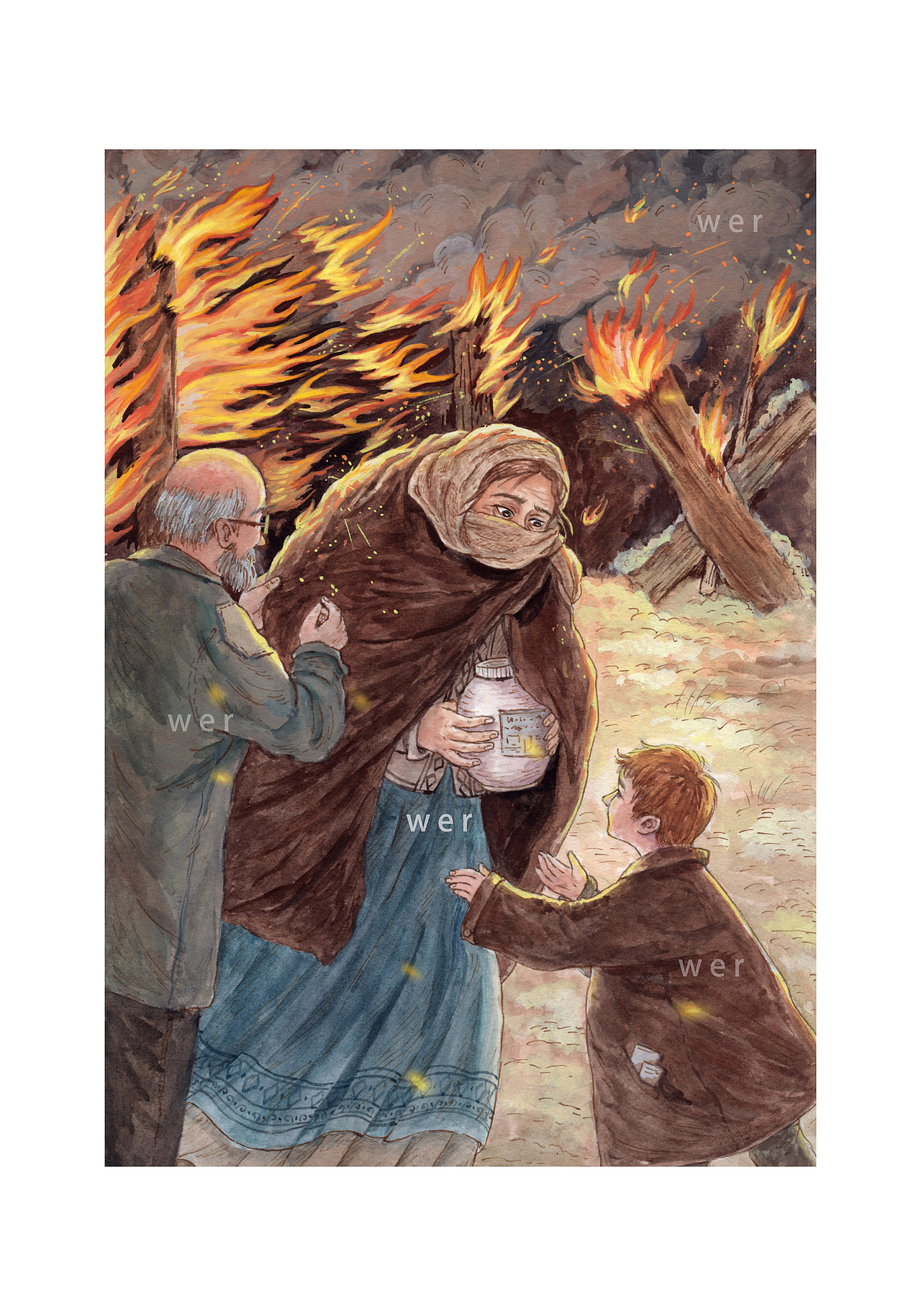 儿童图书童年国外名著插画