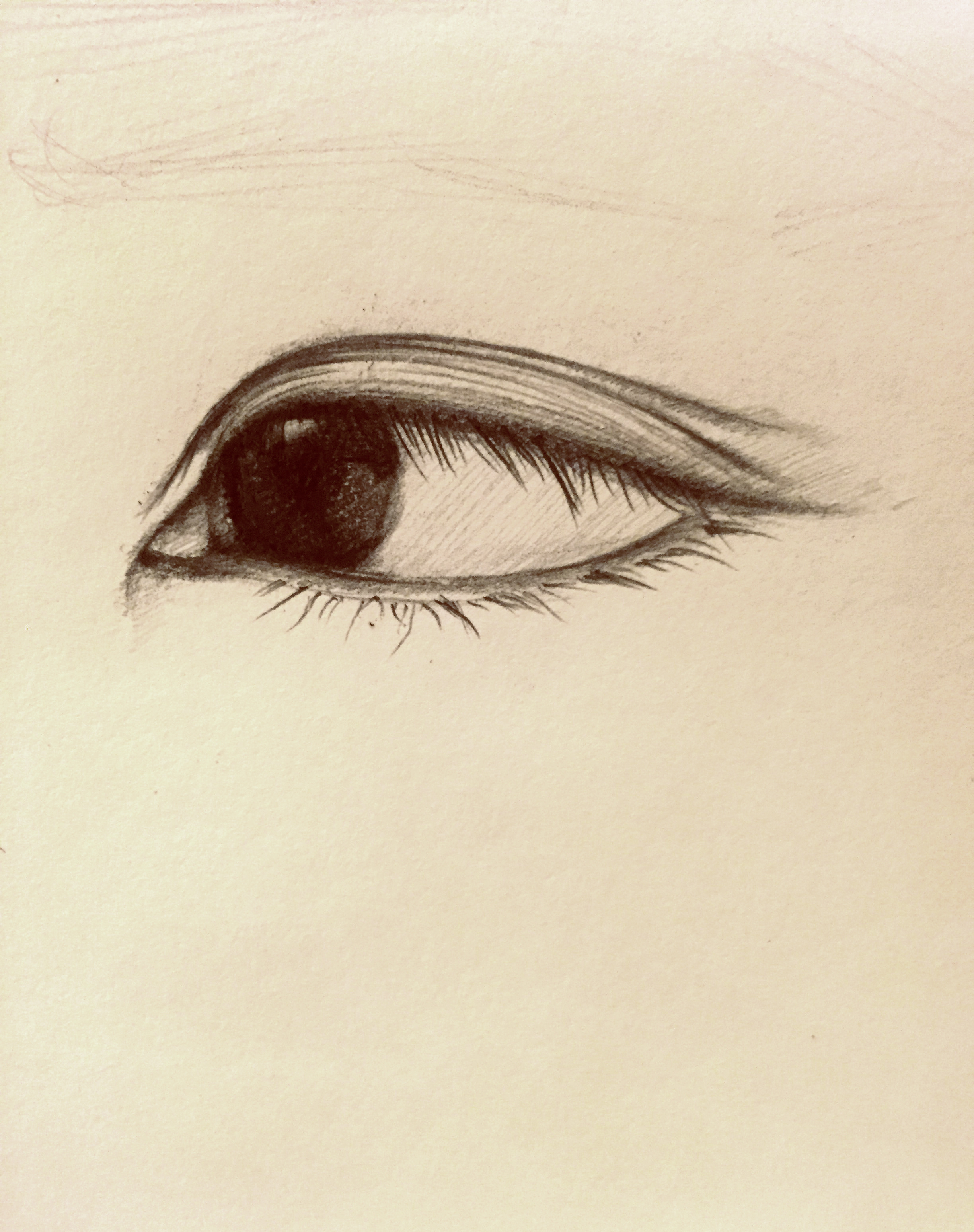 【手绘】美女的眼睛