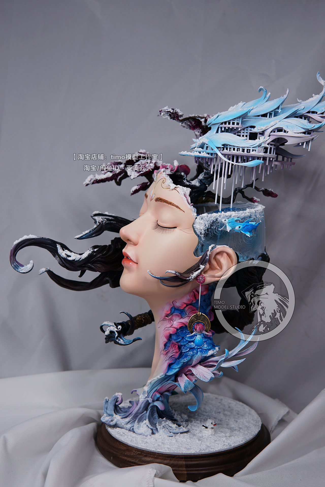 桃花島 春芒 春雪（圖ZMjcwMzk5ODM2） - 手辦/模玩 - 站酷設(shè)計(jì)師Timo模型工作室原創(chuàng)素材 - 站酷ZCOOL