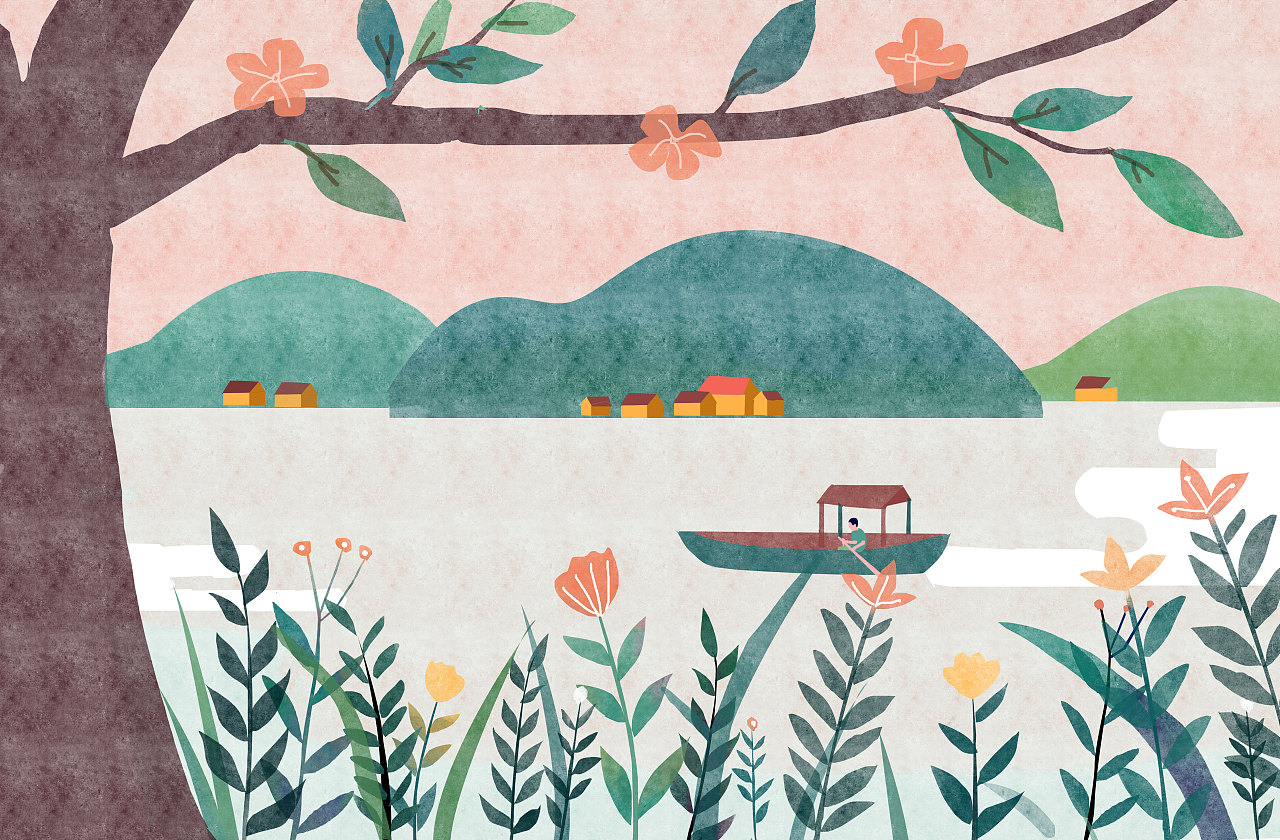 十里春风|插画|创作习作|苡米昔 - 原创作品 - 站酷 (zcool)