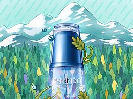 谷雨X自然堂冰肌水