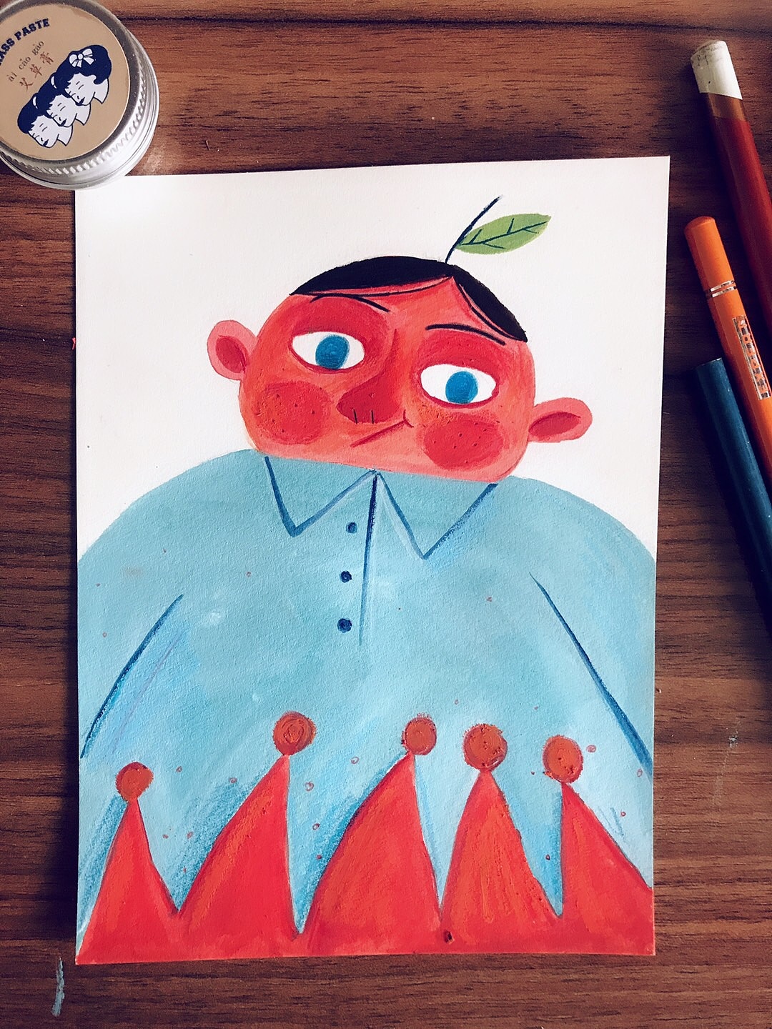 综合材料涂涂抹抹（图ZMTUxNTMxMjEy） - 儿童插画 - 站酷设计师六一kaki原创素材 - 站酷ZCOOL