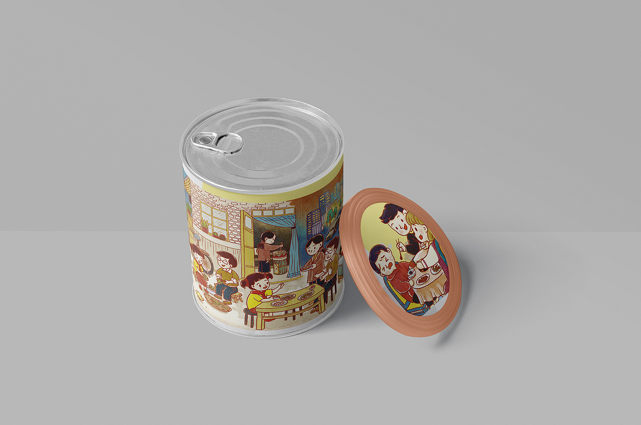 雀巢相关宣讲插画