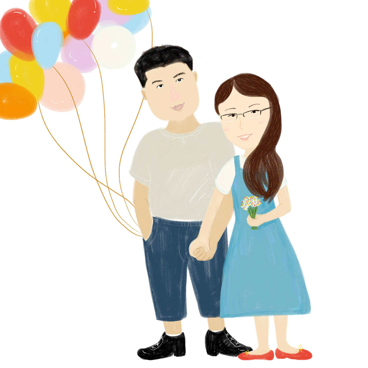 个性插画头像设计，欢迎私单我~请加我微信联系（图ZMTgyODExMzcy） - 艺术插画 - 站酷设计师瞳孔设计工作室原创素材 - 站酷ZCOOL