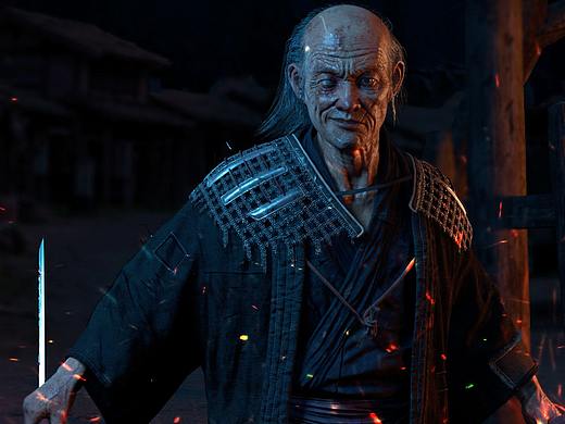 盲劍士（個人主頁-ZMzIxNTYxMzY=） - 人物/生物 - 站酷設計師Super_C14原創(chuàng)素材 - 站酷ZCOOL