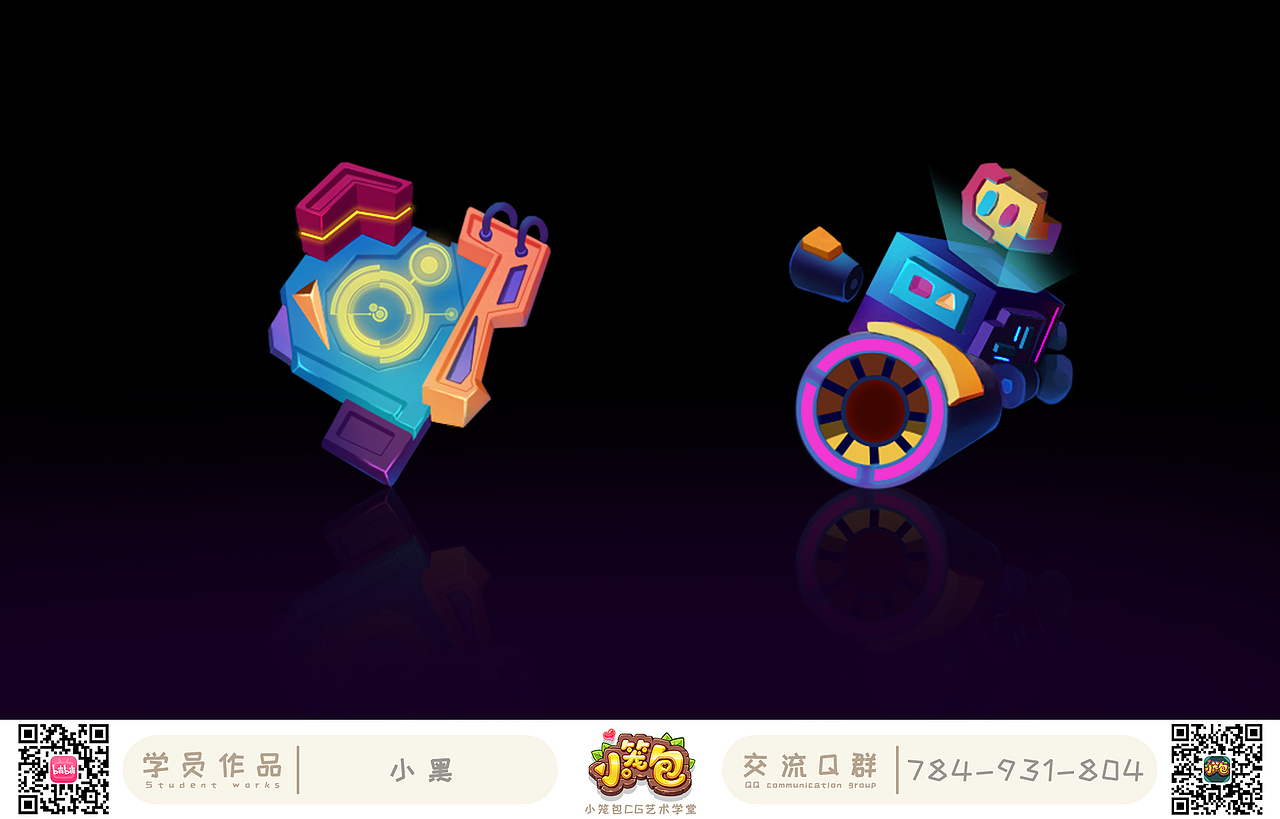 【小笼包CG艺术学堂】小黑同学图标作品分享（图ZMjcwMTkxOTg4） - 游戏UI - 站酷设计师小笼包游戏UI学堂原创素材 - 站酷ZCOOL
