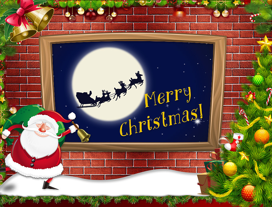 Merry Christmas（图ZMjM0Nzg1MjQ=） - 艺术插画 - 站酷设计师miguuu原创素材 - 站酷ZCOOL