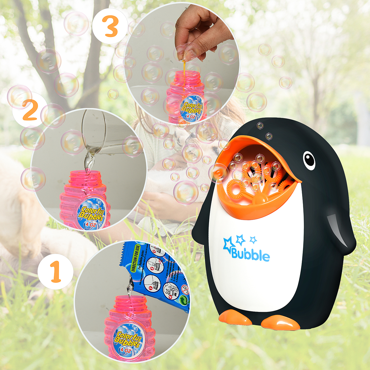 企鹅泡泡机