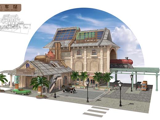 车站 单体设计