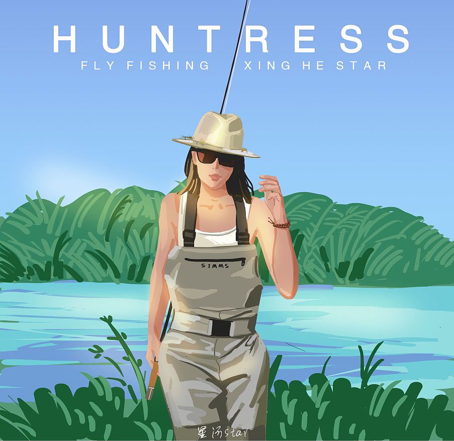 路亚猎人（图ZMzI3MjY4Mjky） - 艺术插画 - 站酷设计师cruse先生原创素材 - 站酷ZCOOL